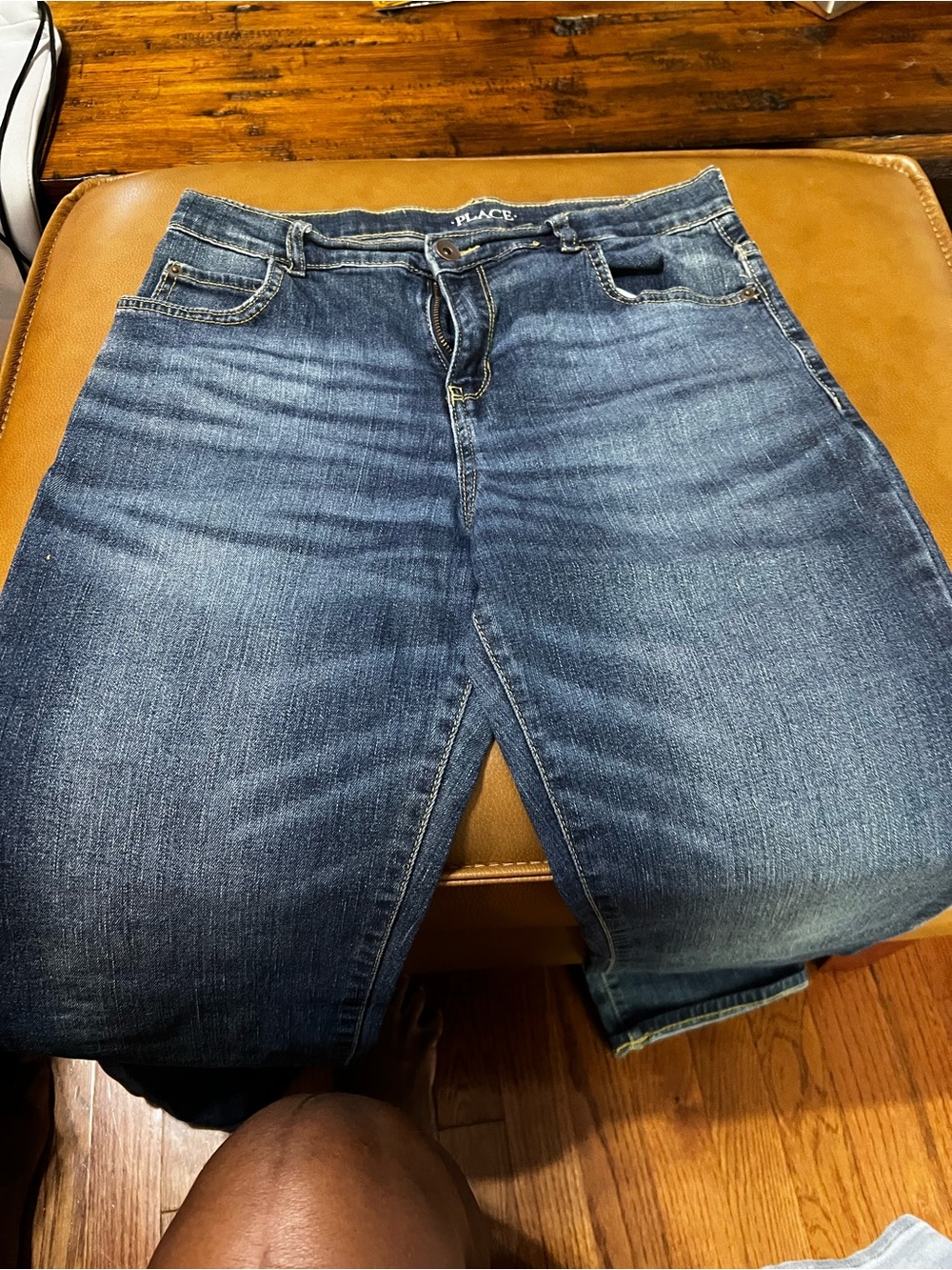 Place Boy’s Dark Blue Slim Straight Jeans